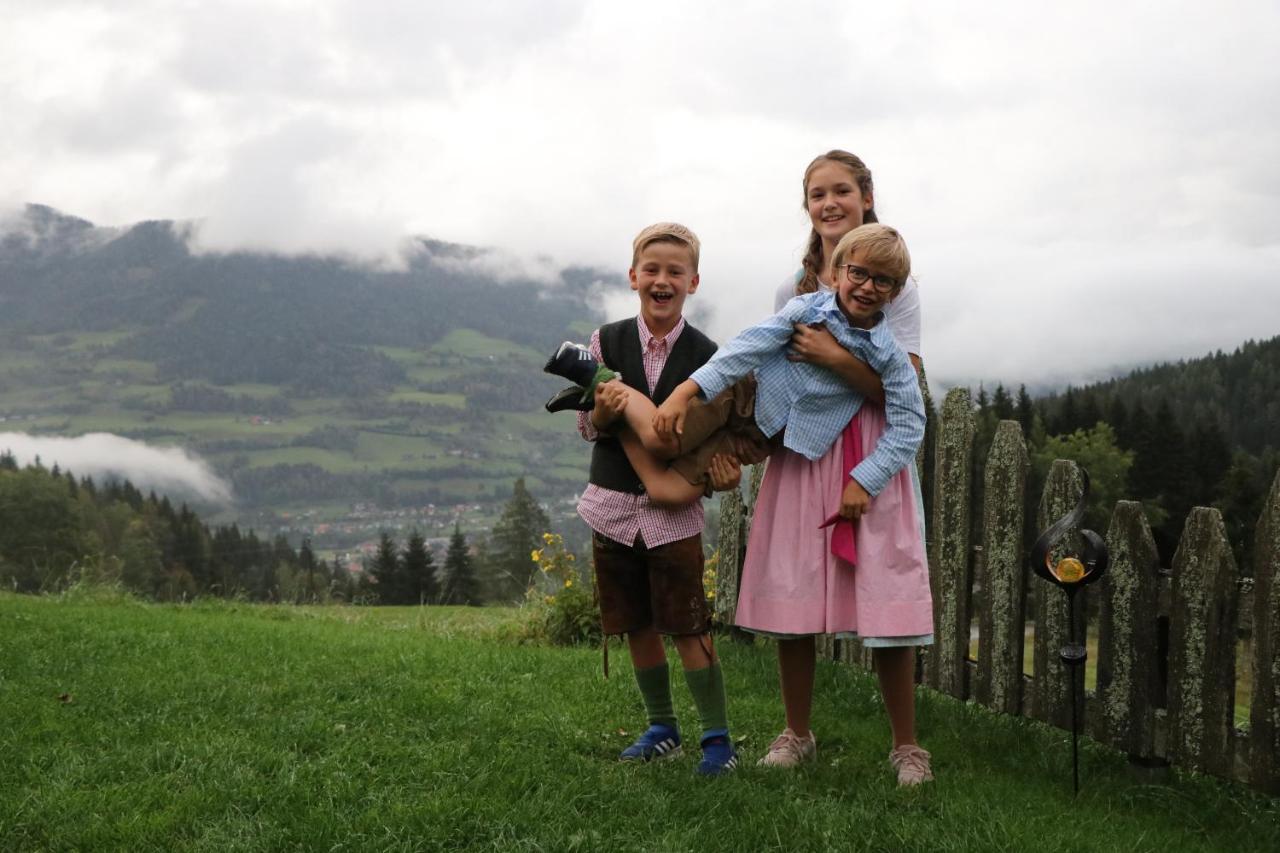 Pension Geissler-Reicher Oberwoelz Stadt エクステリア 写真